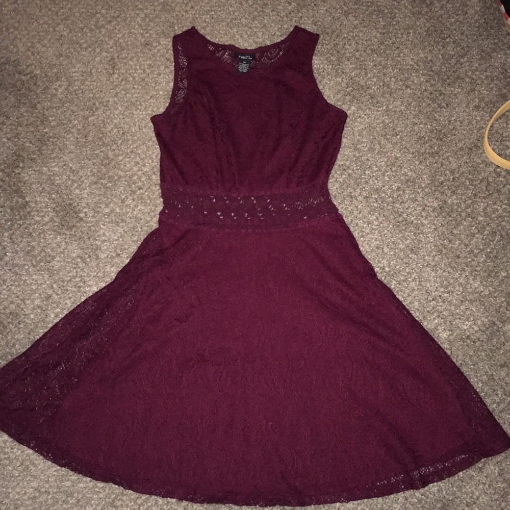 Maroon dress